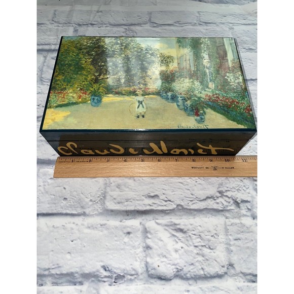 Claude Monet laquer keepsake box - Picture 8 of 10
